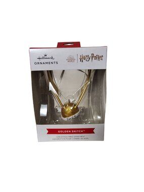 Hallmark Harry Potter Golden Snitch 2024 Christmas Tree Ornament